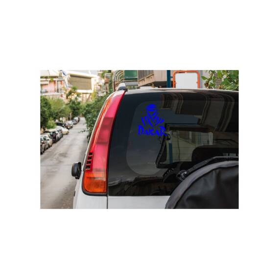 Abtibild Dakar diverse culori auto decorativ pentru exterior si interior Cod: DZ-58 - 2- Roveli