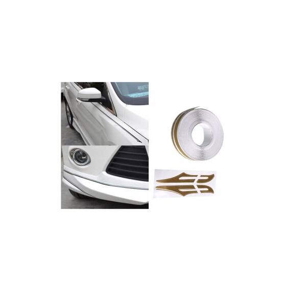 Abtibild decorativ 2 linii  pentru caroserie 10mm x10metri Cod: JK-350 - 5- Roveli