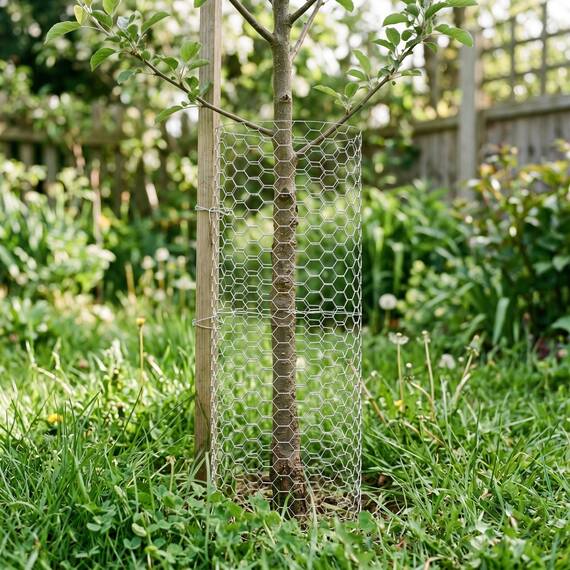 Plasa rabitz pentru gard si gradina DacEnergy, ochi hexagonal 12x12 mm, fir 0.70 mm, rol 1 x 25 M.L, model impletit din sarma zincata pentru imprejmuire, cotet pasari, protectie culturi si plante cataratoare, argintiu - 3- Roveli
