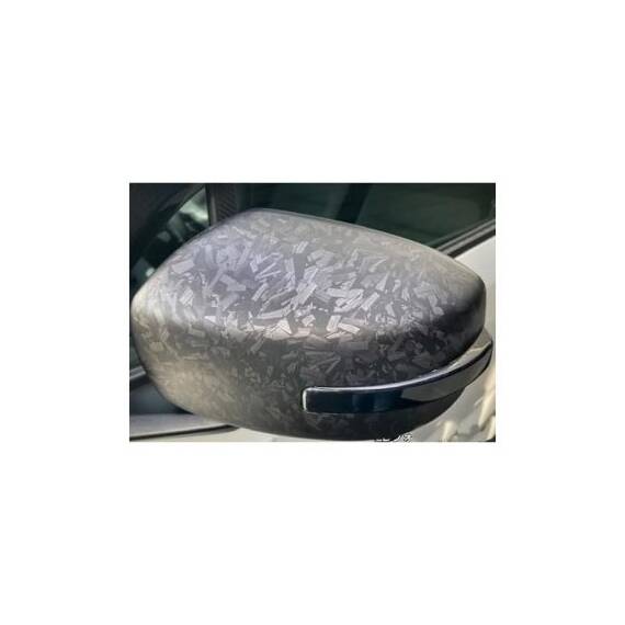 Rola folie auto autocolant Pet Premium carbon forjat mat 1.52m x 18m cu tehnologie eliminare bule Cod: PET10163 - 3- Roveli