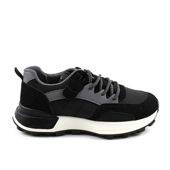 Sneakers dama , practici si usori BBEV-259-BLACK, Culoare (12): Negru, Marime (12): 38 - 3- Roveli