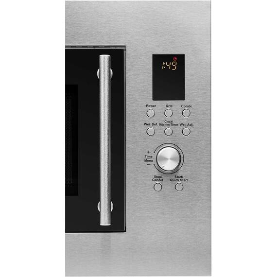 Cuptor cu microunde incorporabil ECG MTD 2390 VGSS, 23 L, Argintiu - 5- Roveli
