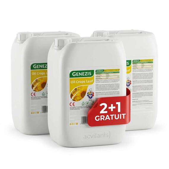 Pachet Genezis Oleaginoase ingrasamant foliar pentru plante oleaginoase 30L - Azot, Bor si Sulf - 6Hectare - - Roveli