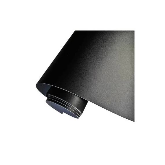 Folie auto autocolant PVC negru mat 1.52m x 1m cu tehnologie eliminare bule Cod: KM9013 - - Roveli