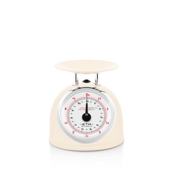 Cantar mecanic de bucatarie ETA Storio 5777 BEJ, 5 kg, precizie 25g, vas 5 L din otel inoxidabil - 8- Roveli
