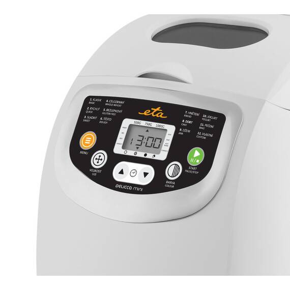 Masina de preparat paine ETA DELICCA MINI 8149, 600W, 12 programe, LCD, 1000 g - 5- Roveli
