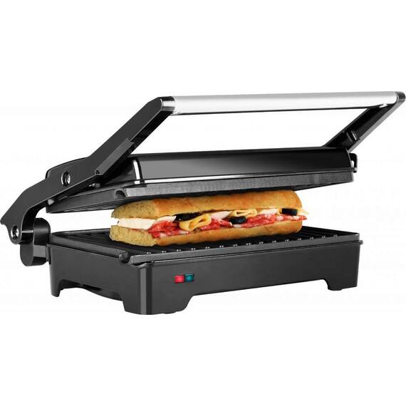 Sandwich-maker&grill, ECG S 2070 Panini, 1200 W, placi nonaderente - 9- Roveli