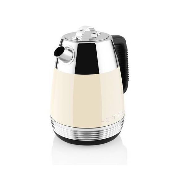 Cana electrica fierbator ETA Storio 918640, 2150 W, 1.7 L, otel inoxidabil, design retro, bej - 3- Roveli