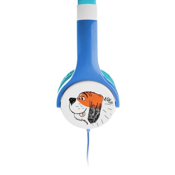 Casti audio pentru baieti GoGEN MAXISLECHYB, volum limitat 90 dB, 8 autocolante - 4- Roveli