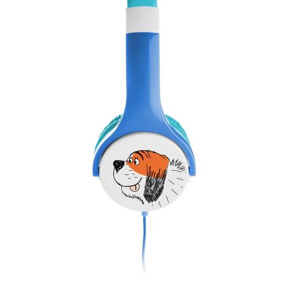 Casti audio pentru baieti GoGEN MAXISLECHYB, volum limitat 90 dB, 8 autocolante - 4- Roveli