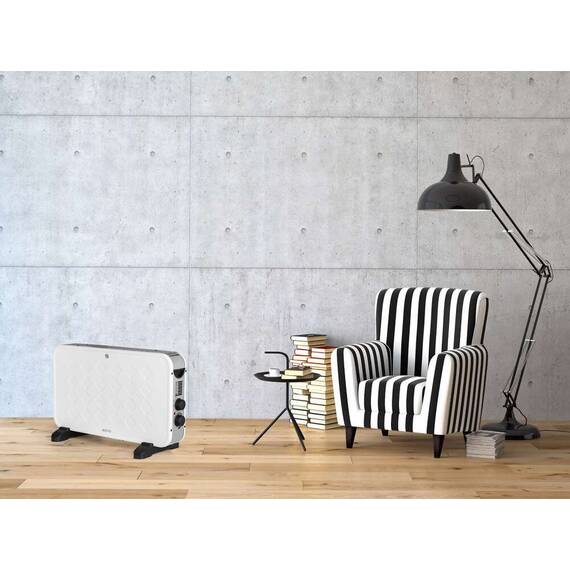 Convector electric de podea ECG TK 2070 Alb, 2000W, 2 trepte de putere - 3- Roveli