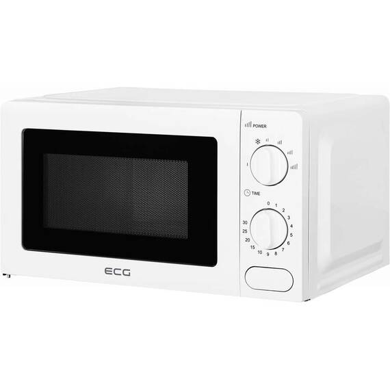 Cuptor cu microunde ECG MTM 1771 WE, 17 litri, 700W, 6 niveluri de putere, timer, alb - 2- Roveli
