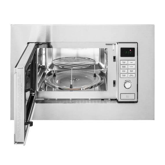 Cuptor cu microunde incorporabil ECG MTD 2081 VGSS, 20 litri, 1200 W, 5 niveluri de putere, 9 programe - 4- Roveli