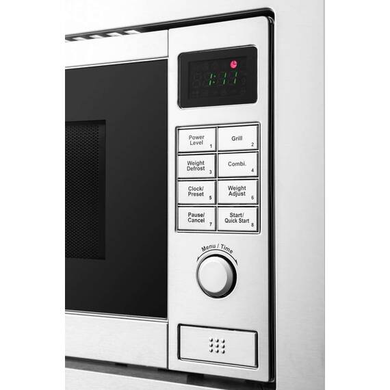 Cuptor cu microunde incorporabil ECG MTD 2081 VGSS, 20 litri, 1200 W, 5 niveluri de putere, 9 programe - 17- Roveli