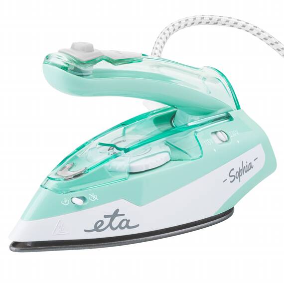 Fier de calcat pentru voiaj ETA Sophia 1271 90000, 1100 W, talpa ceramica, 80 ml, 50 g/min - - Roveli