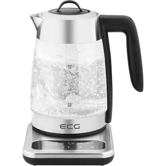 Fierbator electric cu infuzor pentru ceai ECG RK 1891 INFUSO, 1,8 L, 2200W, otel inoxidabil si sticla - 7- Roveli