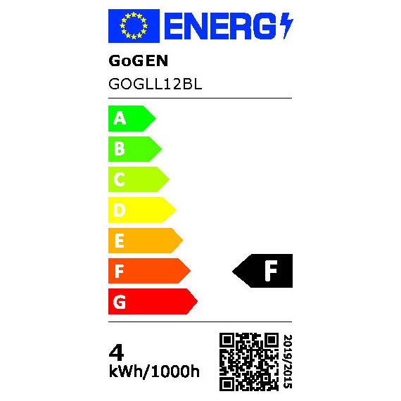 Lampa de masa cu LED GoGEN LL12BL, consum 4W, brat flexibil, albastru - 10- Roveli
