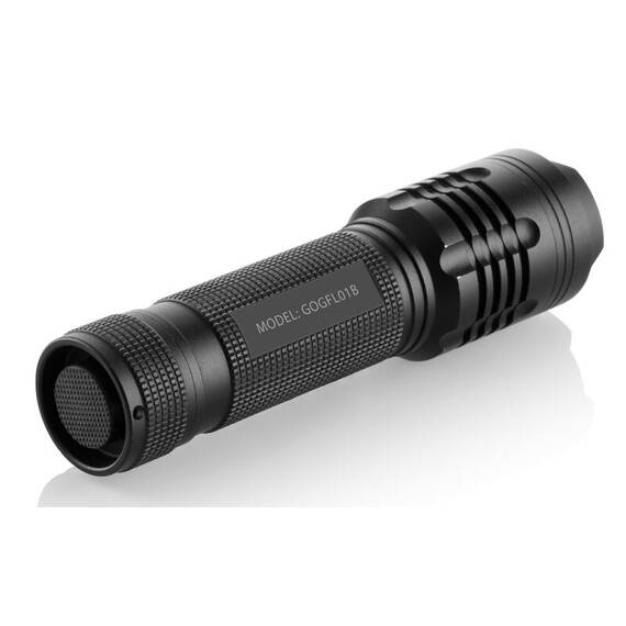 Lanterna GoGEN FL01, LED, 400 lm, IPX4, autonomie pana la 8 ore, 3 x AAA, neagra - 3- Roveli