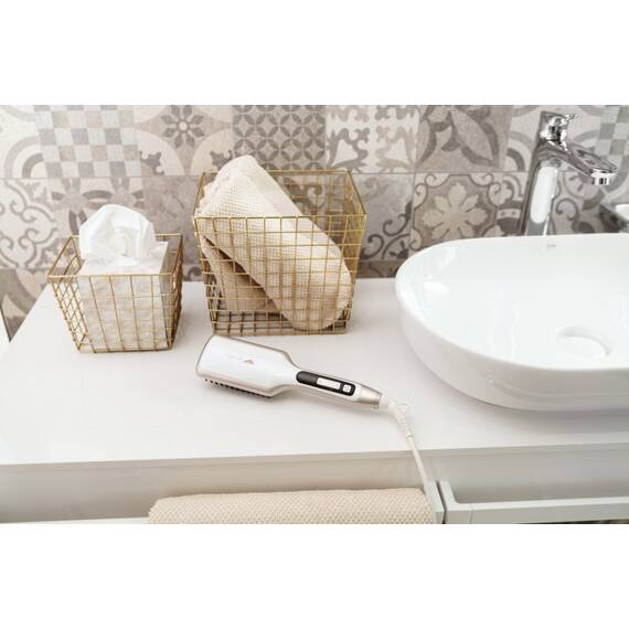Perie pentru indreptat parul ETA Fenite 533790000, 50 W, afisaj LED, temperatura reglabila, ionizare - 11- Roveli