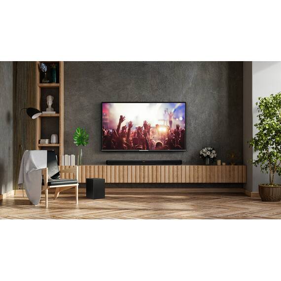Soundbar GoGEN TAS 950 WSB, 2.1, Subwoofer wireless, 140 W, HDMI, USB, Bluetooth, negru - 3- Roveli