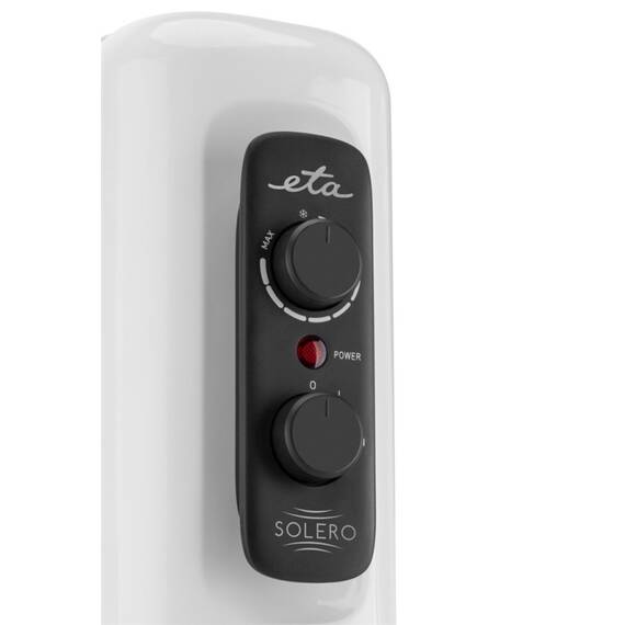 Calorifer electric cu ulei, ETA Solero 0625 90000, 7 elementi, 1500 W, termostat, 3 trepte de putere, alb - 4- Roveli