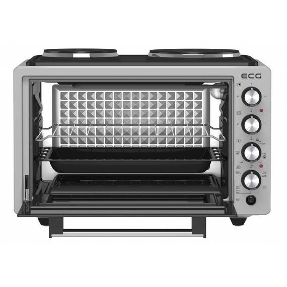 Cuptor electric ECG ETH 3701G, 37 L, putere maxima 2500 W, 2 plite, 40-230 °C, rotisor - 3- Roveli