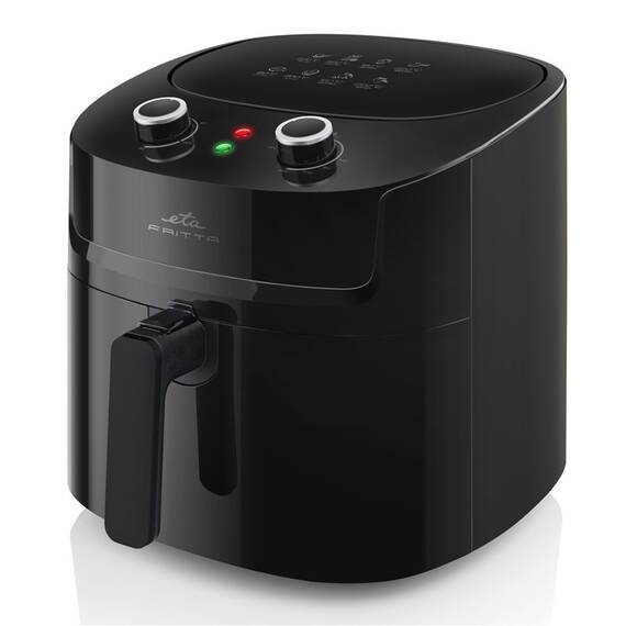 Friteuza cu aer cald ETA Fritta 2168 90000, 7.2 litri, 1800 W, 160-220 °C, 8 programe, negru - - Roveli