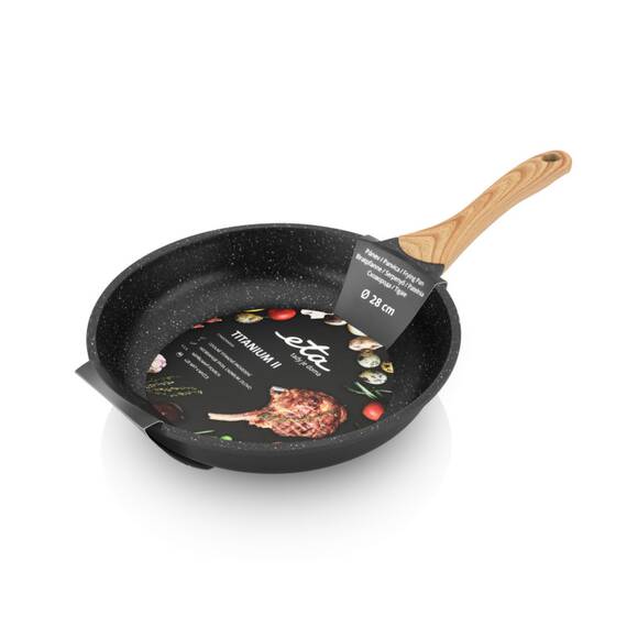 Tigaie ETA Titan II 6929 90000, suprafata antiaderenta din titan, 28 cm, potrivita pentru toate tipurile de incalzire - 2- Roveli