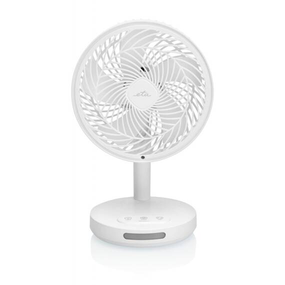 Ventilator de masa fara fir ETA Windy 0607 90000, 16.6 cm, 3 viteze, iluminare LED, alb - 3- Roveli
