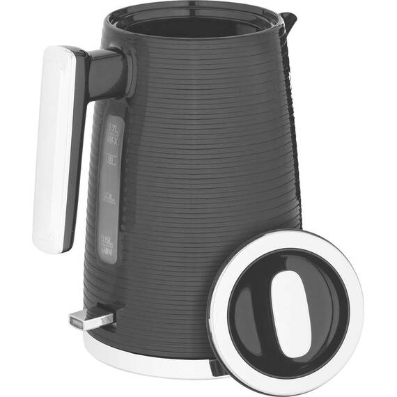 Fierbator electric ECG RK 1751 Stripe, 2200 W, 1.7 litri, negru - 2- Roveli