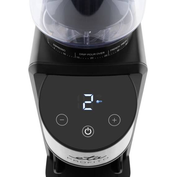 Rasnita de cafea ETA Profito 1069 90000, 200W, 35 de grade de macinare, LED, control tactil, negru - 6- Roveli
