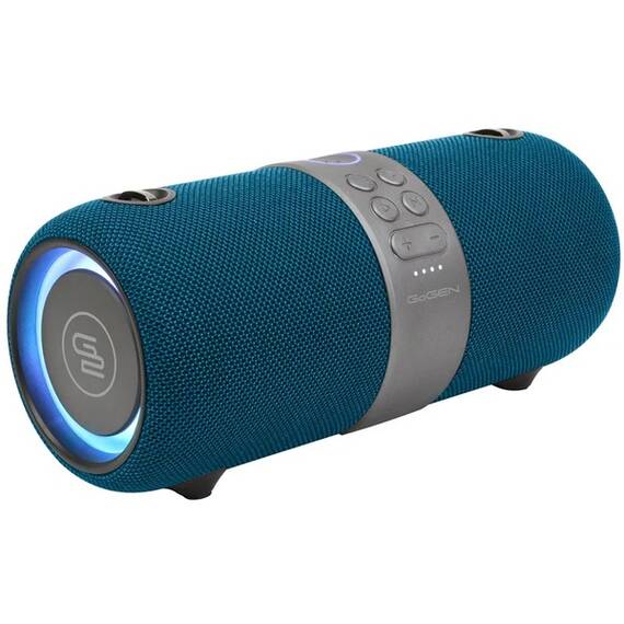 Boxa portabila cu radio FM, GoGEN FUNBEE BS 420BL, 30 W, 3.7 V/4500 mAh, Bluetooth, USB, TWS, intrare AUX, IPX 6, albastru - - Roveli