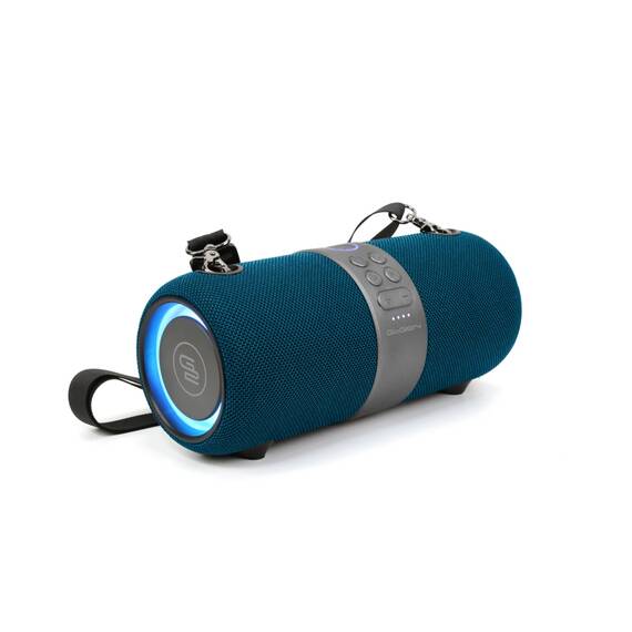 Boxa portabila cu radio FM, GoGEN FUNBEE BS 420BL, 30 W, 3.7 V/4500 mAh, Bluetooth, USB, TWS, intrare AUX, IPX 6, albastru - 4- Roveli