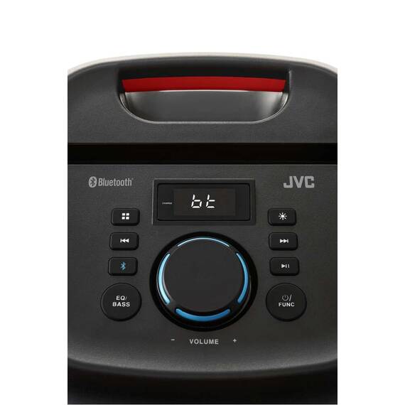 Boxa portabila JVC XS-EP314B, 60W, LED, Bluetooth, Karaoke, AUX, intrare USB, TWS, Microfon, Negru - 7- Roveli