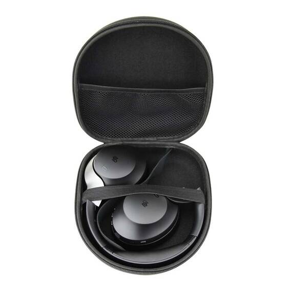 Casti audio fara fir GoGEN HBTM 93B, Over the Ear, Bluetooth 5.3, functie anulare zgomot ambiental, microfon, negru - 7- Roveli