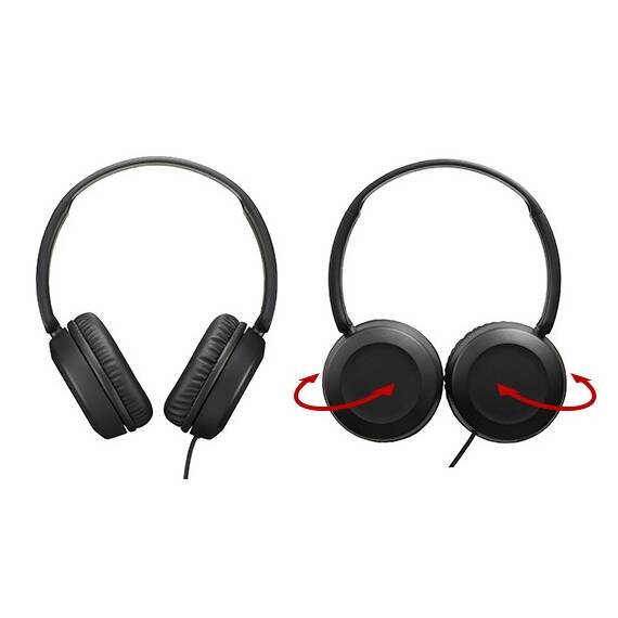 Casti JVC HA-S31M-B-EX, Cu Fir, On-Ear, microfon, negru - 9- Roveli