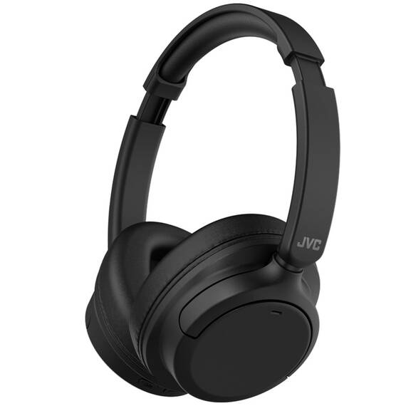 Casti premium Over the Ear JVC HA-S75N-B-U, Wireless, Bluetooth, Noise cancelling, Autonomie pana la 35 ore, Microfon, Negru - - Roveli
