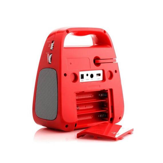 CD player cu Bluetooth si functie karaoke GoGEN DECKO, USB, MP3, Microfon, Rosu - 7- Roveli