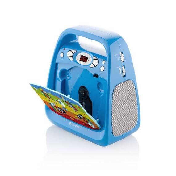 CD player cu Bluetooth si functie karaoke GoGEN DECKO, USB, MP3, Microfon, Albastru - 4- Roveli