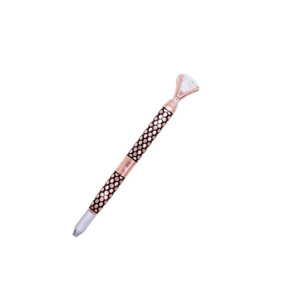 Stilou Microblading Diamond - Gold cu model - - Roveli