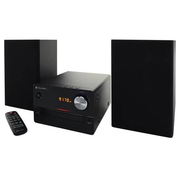 Microsistem audio GoGEN MSC 372 BT U, 2 x 15 W, CD, FM, Bluetooth, MP3, LCD, USB, negru - - Roveli