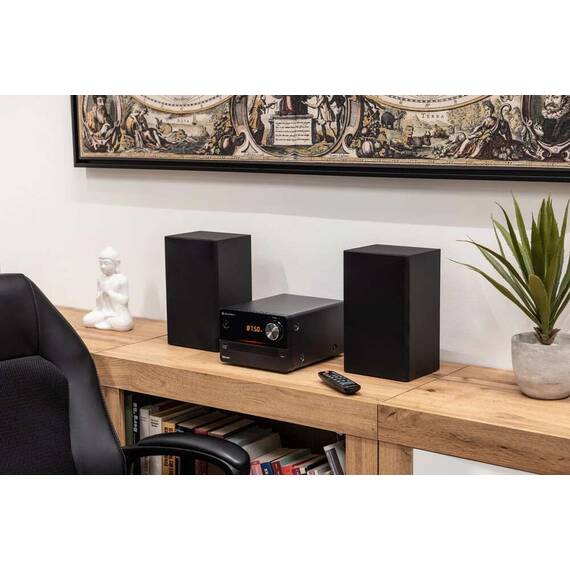 Microsistem audio GoGEN MSC 372 BT U, 2 x 15 W, CD, FM, Bluetooth, MP3, LCD, USB, negru - 7- Roveli