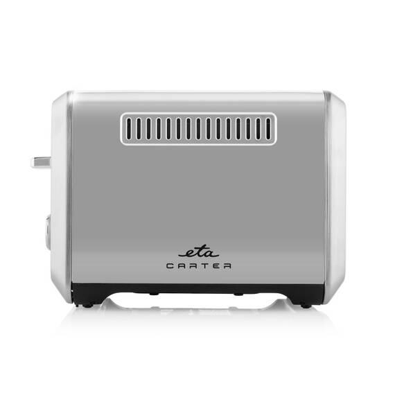 Prajitor de paine ETA Carter 4166 90000, 850 W, 2 felii, 7 niveluri de rumenire, otel inoxidabil - 2- Roveli