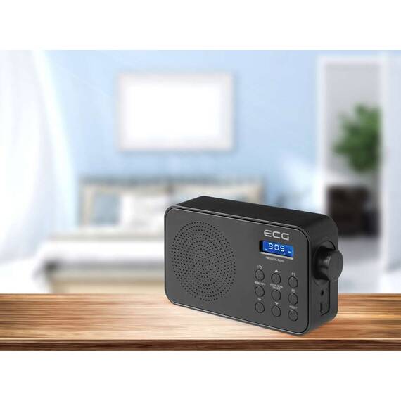 Radio FM ECG R 105, 1.2 W, alarma, memorie 30 de posturi - 2- Roveli
