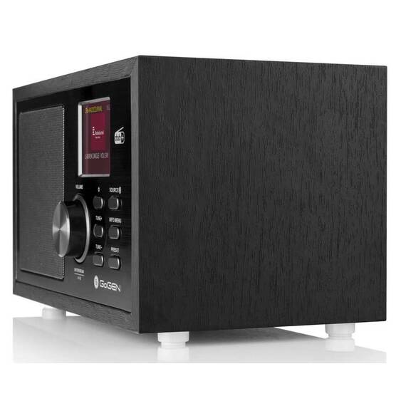 Radio GoGEN DAB 620 BTCB, 5W, DAB+/FM, Bluetooth, LCD color, ceas cu alarma, negru - 2- Roveli