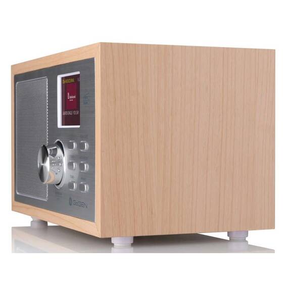 Radio GoGEN DAB 620 BTCS, 5W, DAB+/FM, Bluetooth, LCD color, ceas cu alarma, argintiu/maro - 3- Roveli