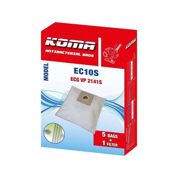 Set saci aspirator EC10S, 5 bucati plus microfiltru universal - - Roveli