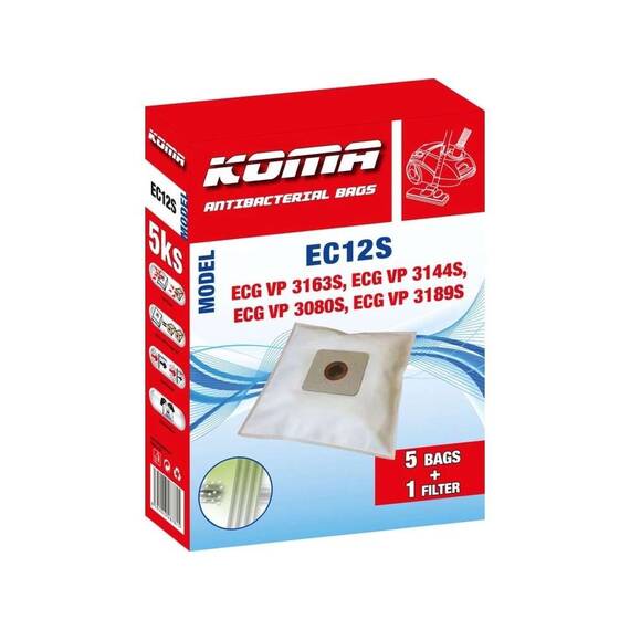Set saci aspirator EC12S, 5 bucati plus microfiltru universal - 3- Roveli