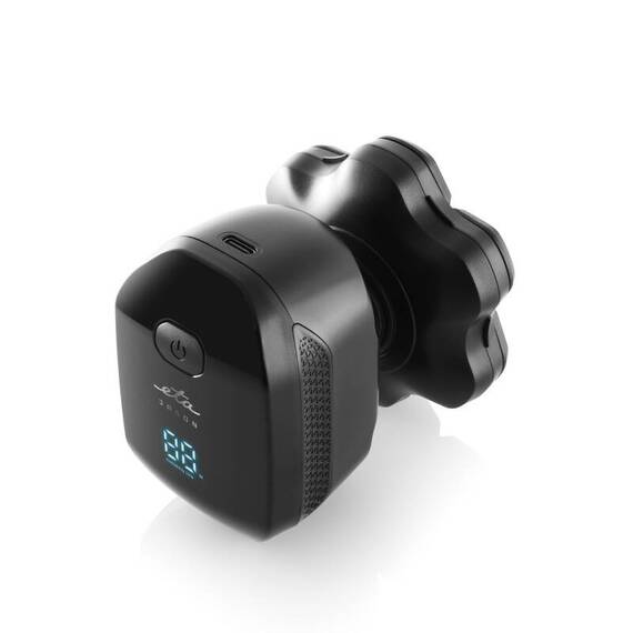 Aparat de ras electric ETA Jason 534390000, 7 lame, baterie Li-Ion 3,7V/ 600mAh, IPX6, afisaj LED, negru - 2- Roveli