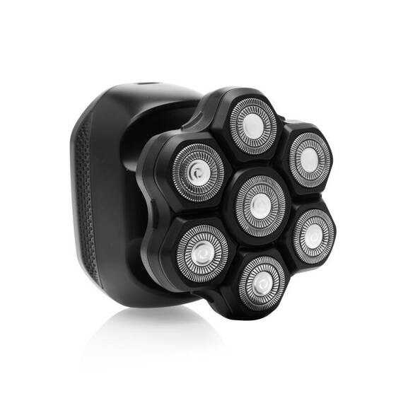 Aparat de ras electric ETA Jason 534390000, 7 lame, baterie Li-Ion 3,7V/ 600mAh, IPX6, afisaj LED, negru - 3- Roveli
